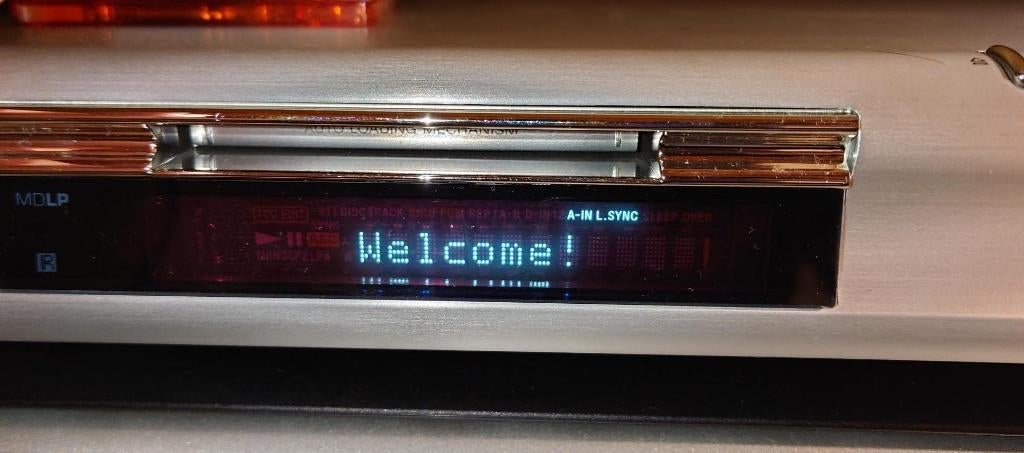 Sony MDS-DAV1 Minidisc Deck MDLP Type-S, Envoi, Enregistreur MiniDisc