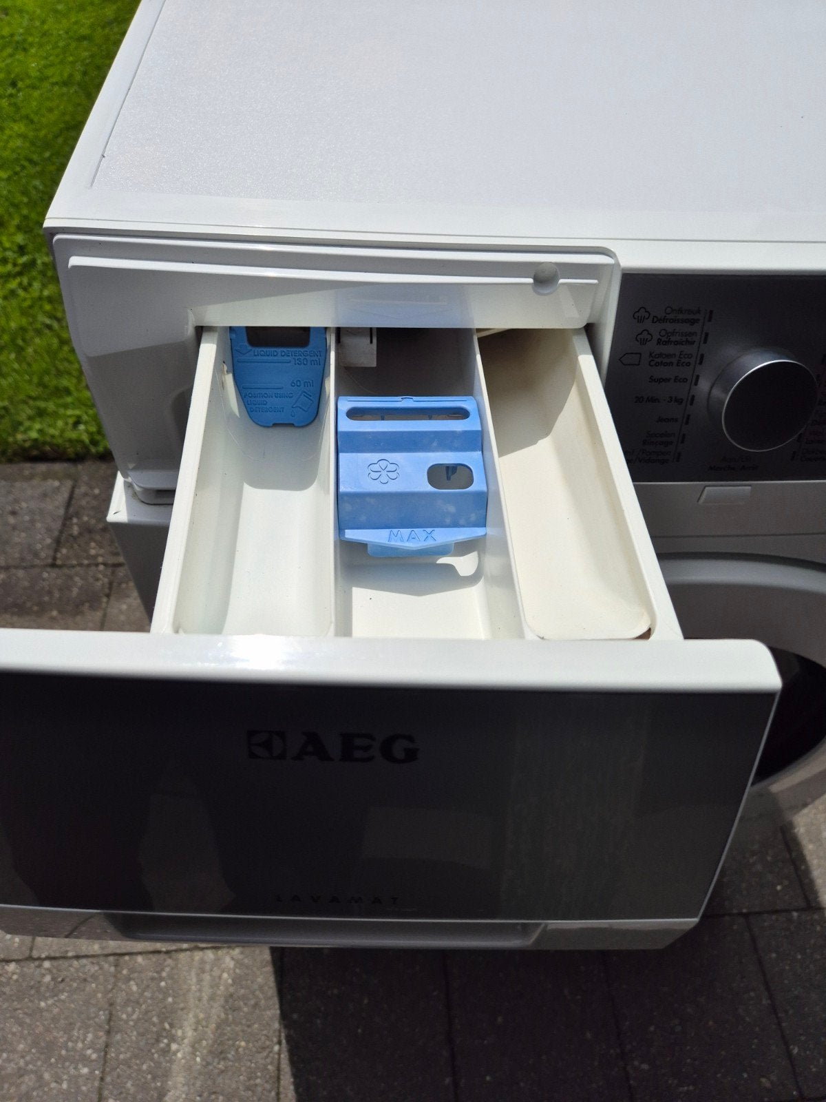 AEG WASMACHINE 9KG A+++ IN HEEL GOEDE STAAT WERKT 100%GOED., Ophalen