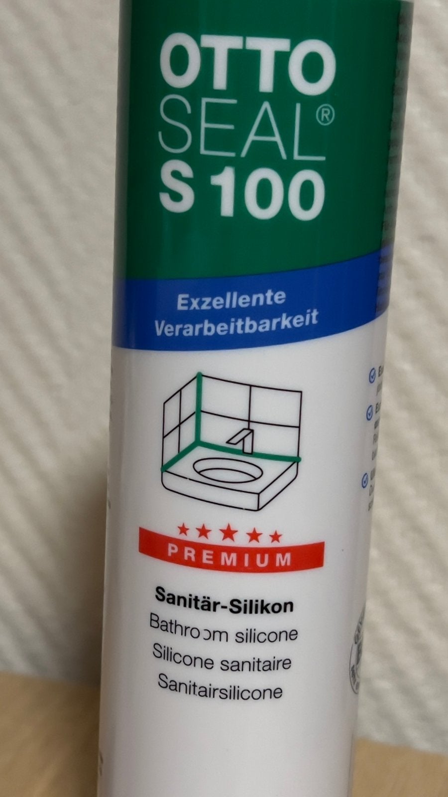 Cartouche Silicone Sanitaire OTTOSEAL S 100 - Neuf, Enlèvement ou Envoi, Neuf