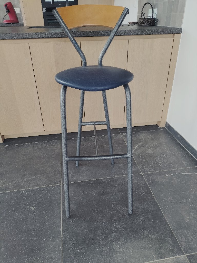 barstoelen  2 stuks, Ophalen, Gebruikt, Met voetsteun, 90 cm of meer