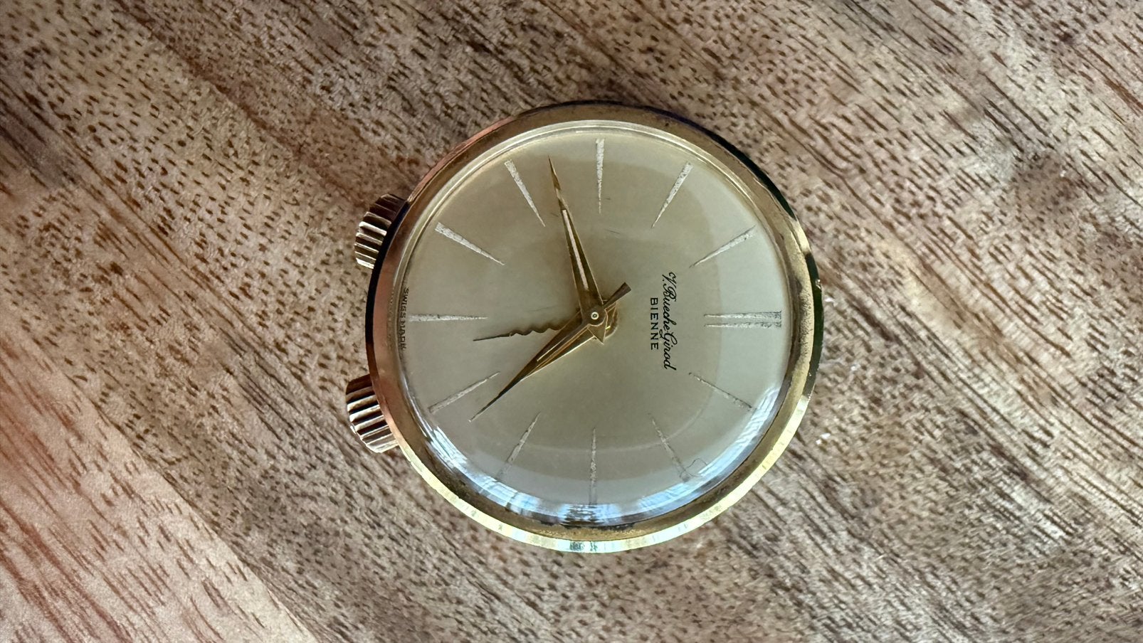 Horloge de voyage V. Bueche girod Bienne, Handtassen en Accessoires, Horloges | Antiek, Ophalen, Zakhorloge