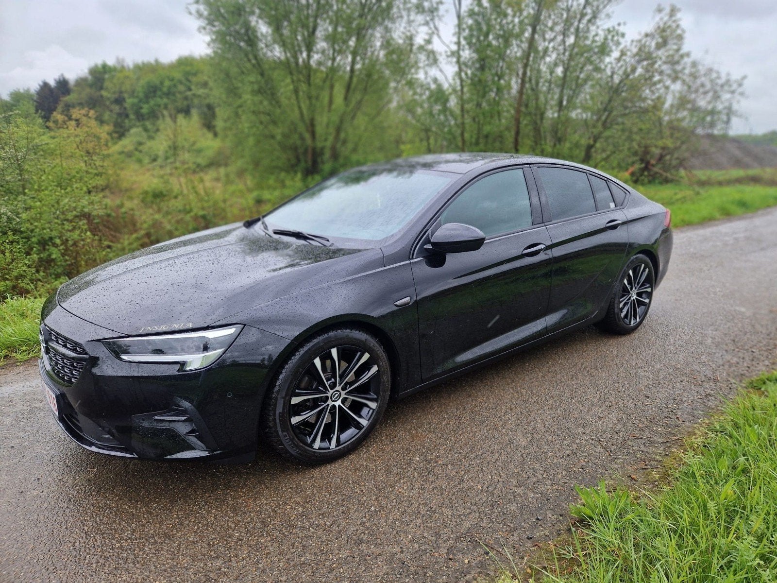 opel insignia grand sport 2.0 ultimate edition, Automaat, Parkeersensor, Zwart, Leder