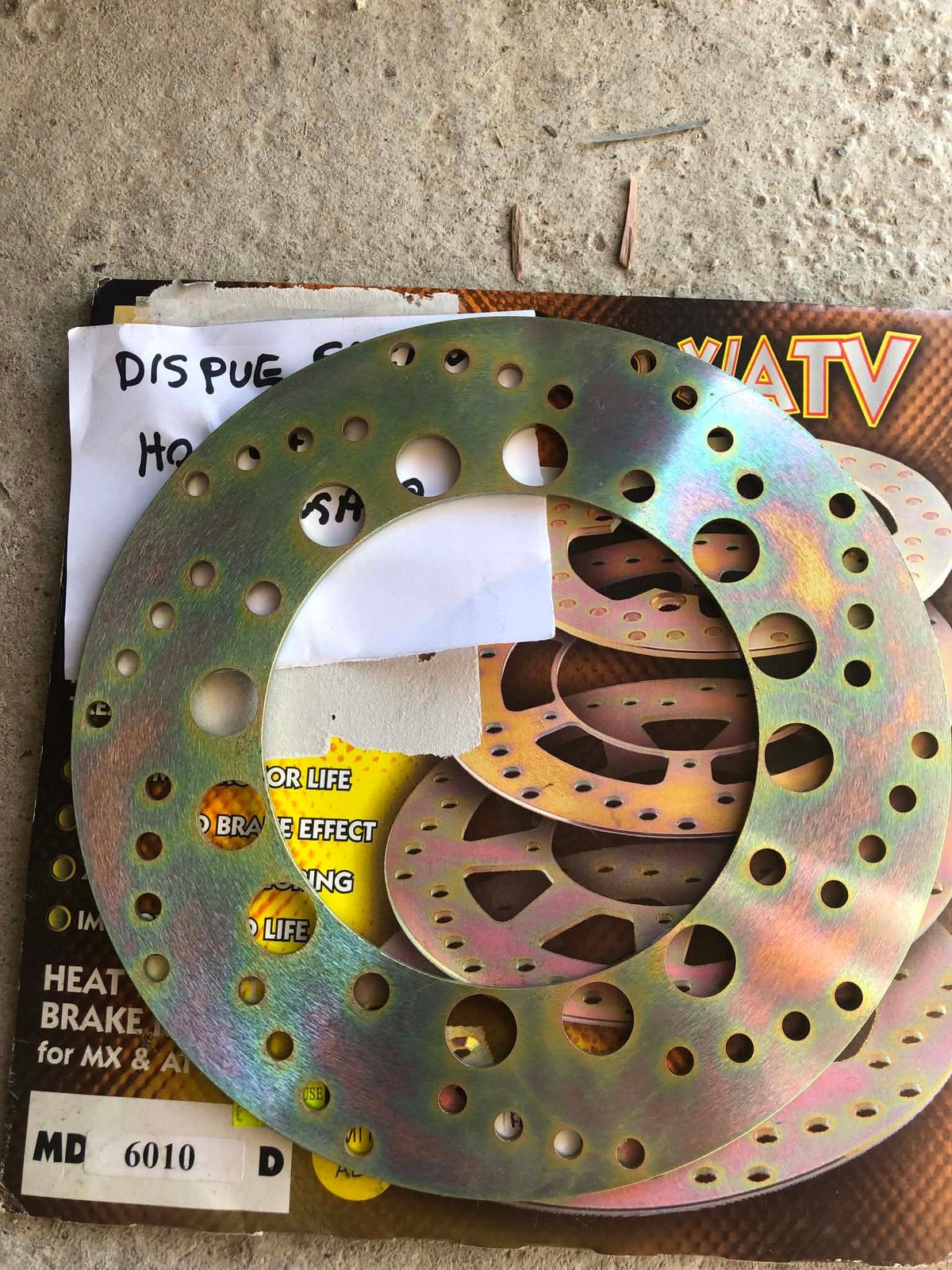 2 disques freins moto, Ophalen of Verzenden, Nieuw