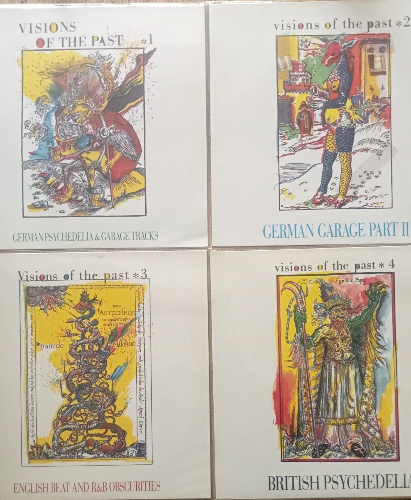 Visioenen uit het verleden. 4 lp's Psychedelia en Garage Roc, Ophalen of Verzenden, LP