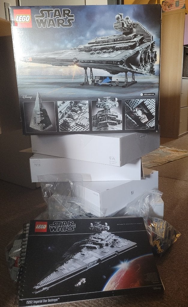 Lego Star Wars 75252 Imperial Star Destroyer, Instructions incluses, Star Wars, Lego, Ensemble complet