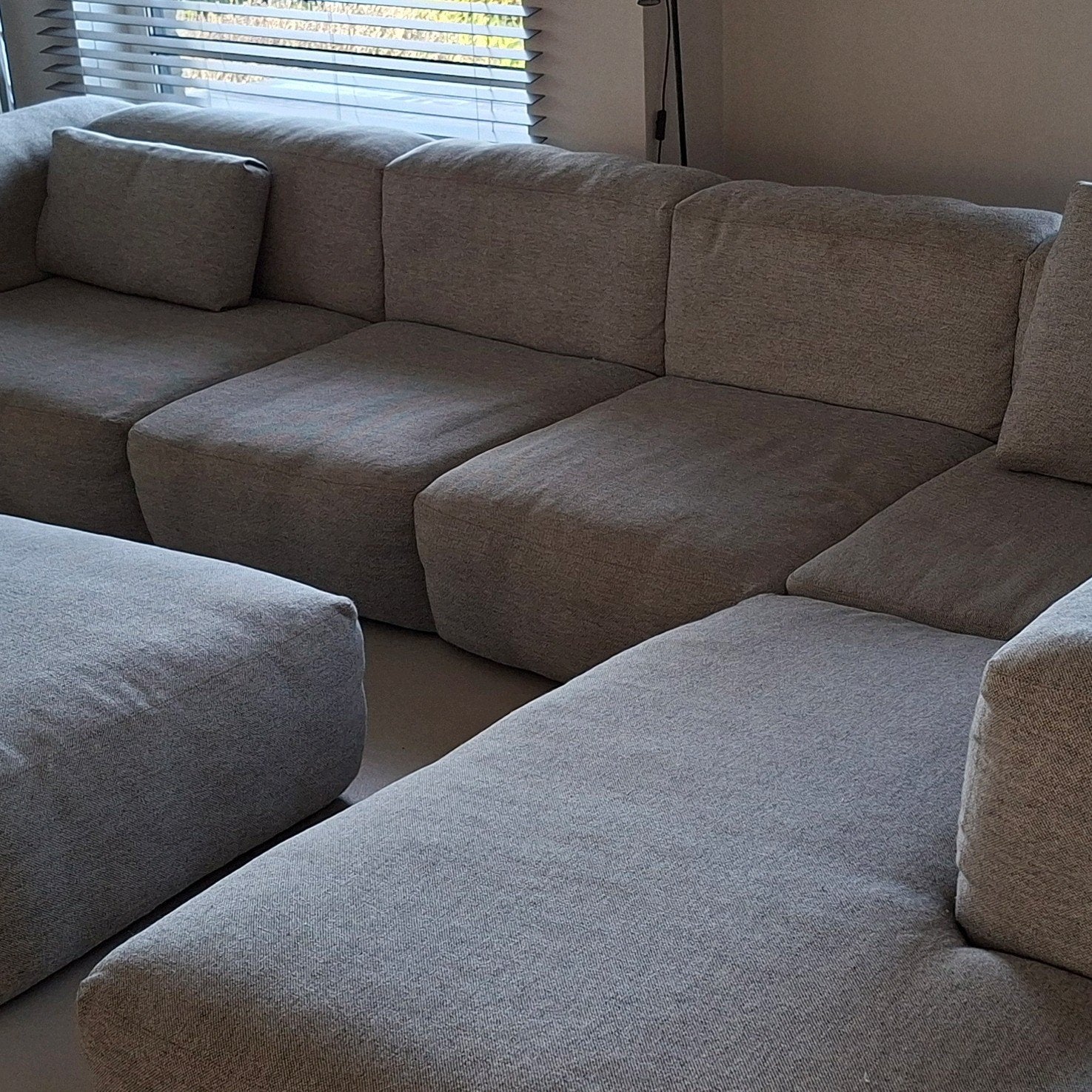 HAY Mags soft zetel, grijs (Hallingdal 116 Kvadrad), Ophalen, Gebruikt, Stof, Scandinavisch