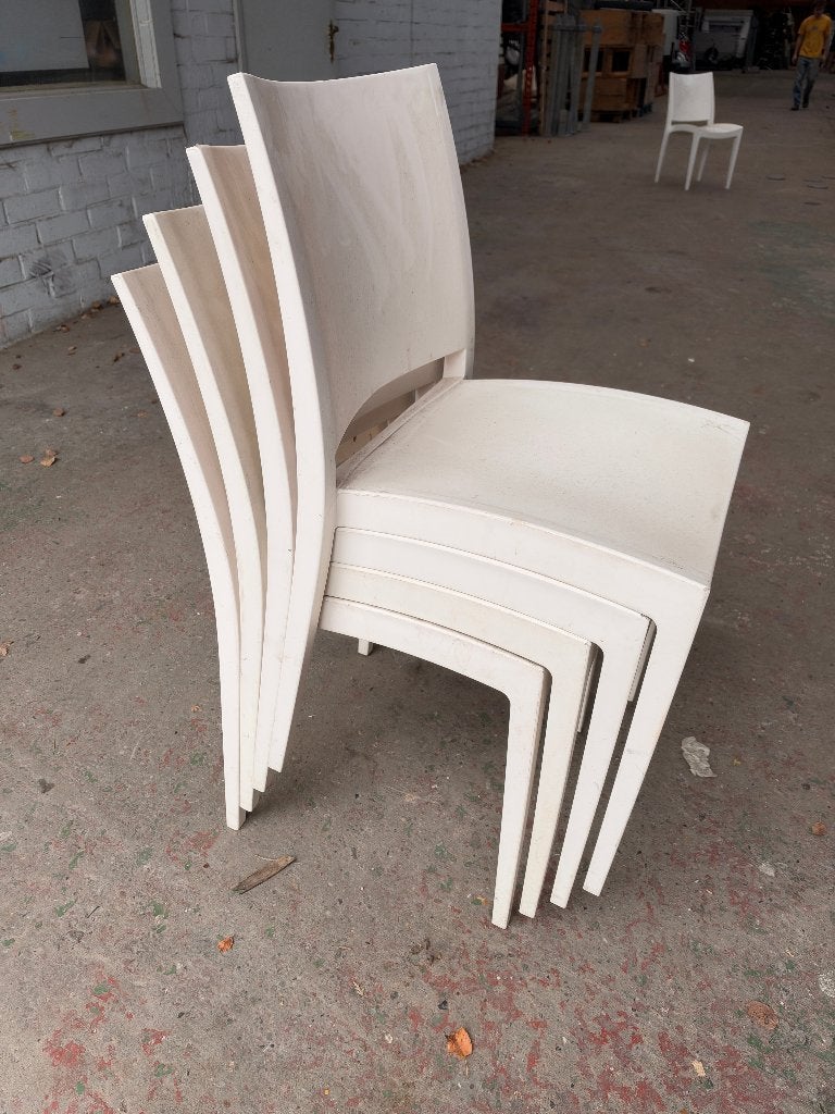 stoelen, Maison & Meubles, Synthétique, Enlèvement, Blanc, Cinq, Six Chaises ou plus