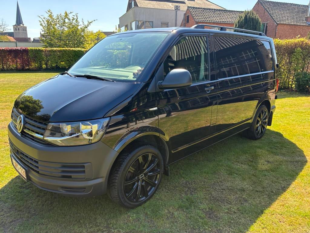 Volkswagen T6 DSG 150pk, Auto's, Bestelwagens en Lichte vracht, Stof, 4 cilinders, Volkswagen, Zwart