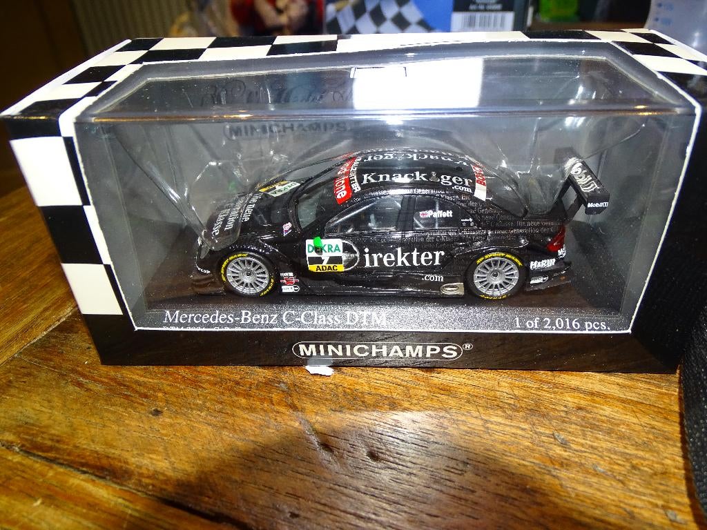 Minichamps Mercedes Classe C DTM 2004 Paffett 1/43, Hobby & Loisirs créatifs, Voitures miniatures | 1:43, Enlèvement ou Envoi