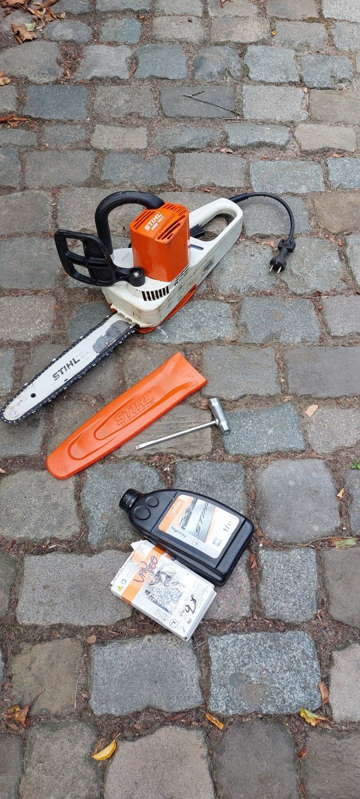 stihl kettingzaag, Ophalen