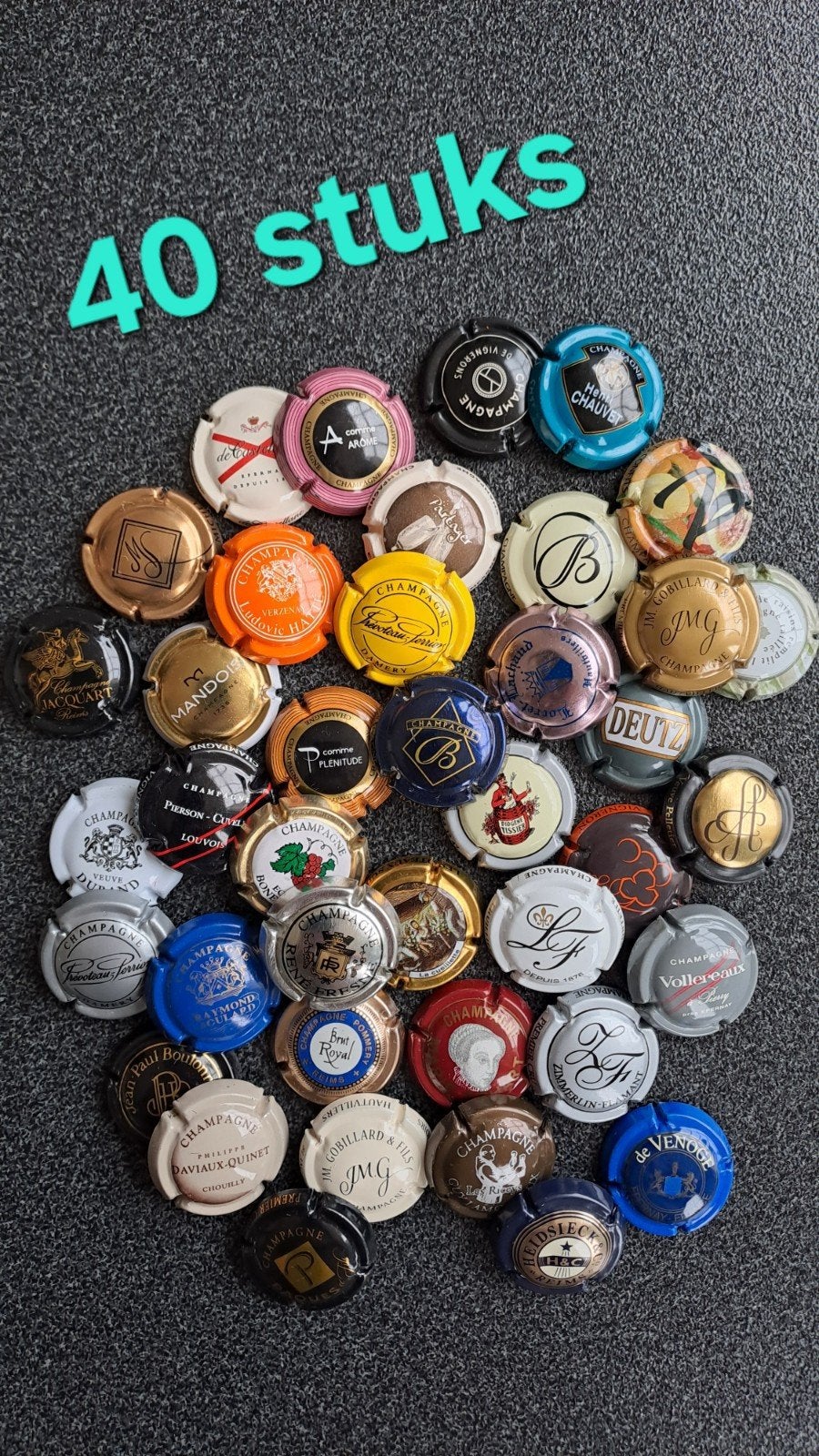 Champagne capsules, Ophalen of Verzenden