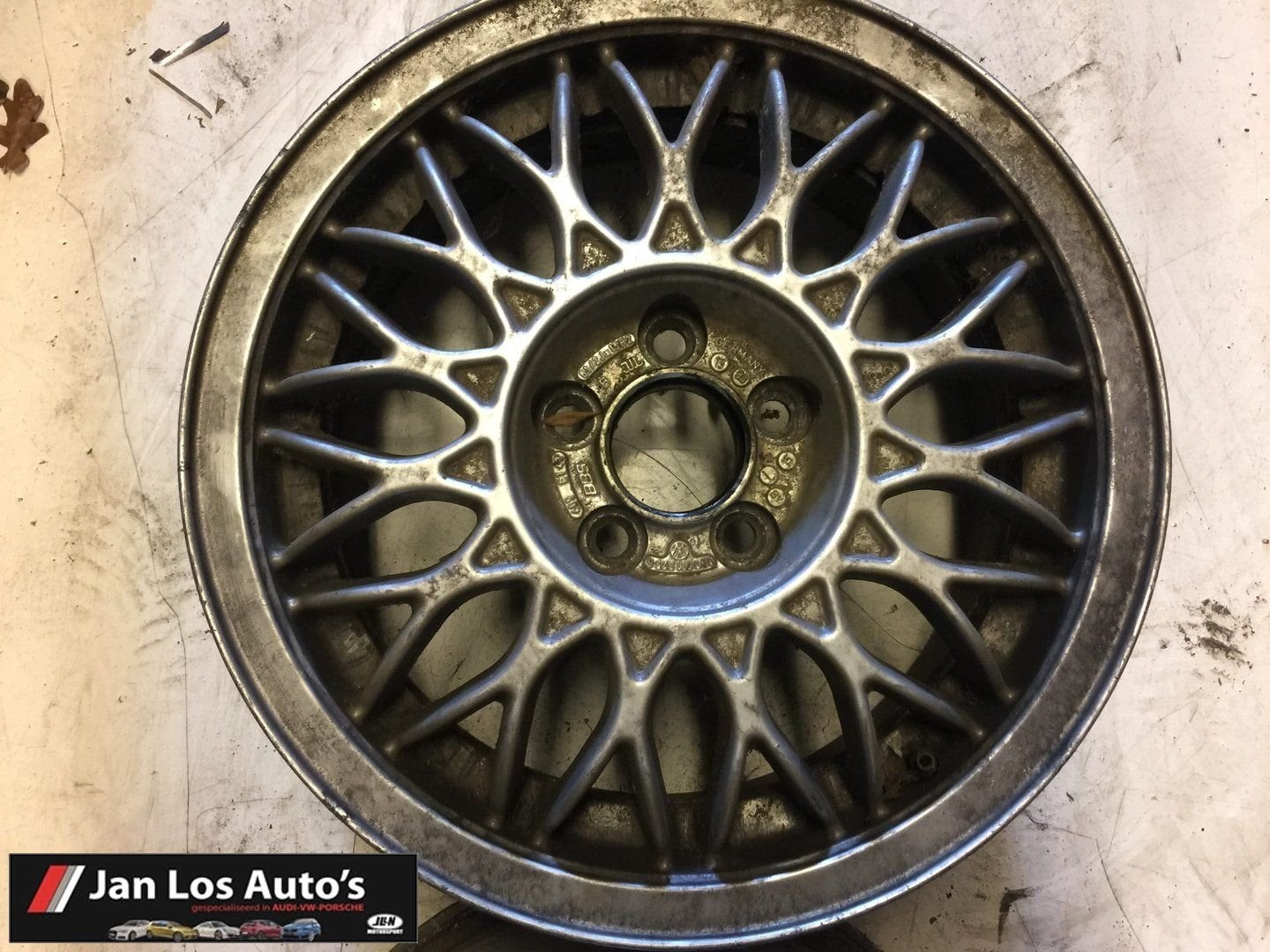 Velg lichtmetalen BBS Volkswagen 5x100 6.5Jx15 Et43, Auto-onderdelen, Banden en Velgen, Gebruikt, 15 inch, -, -