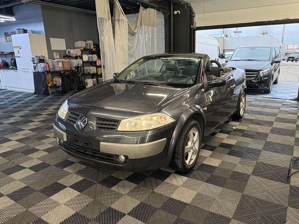 Renault Mégane Cabriolet 1.6i benz., Autos, Cuir, Argent ou Gris, Achat, 82 kW
