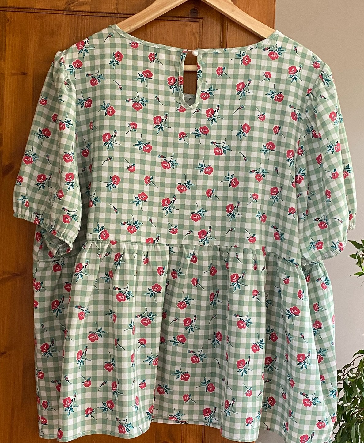 Zomer blouse dames maat 3XL, Verzenden, Gedragen, Groen, Blouse of Tuniek