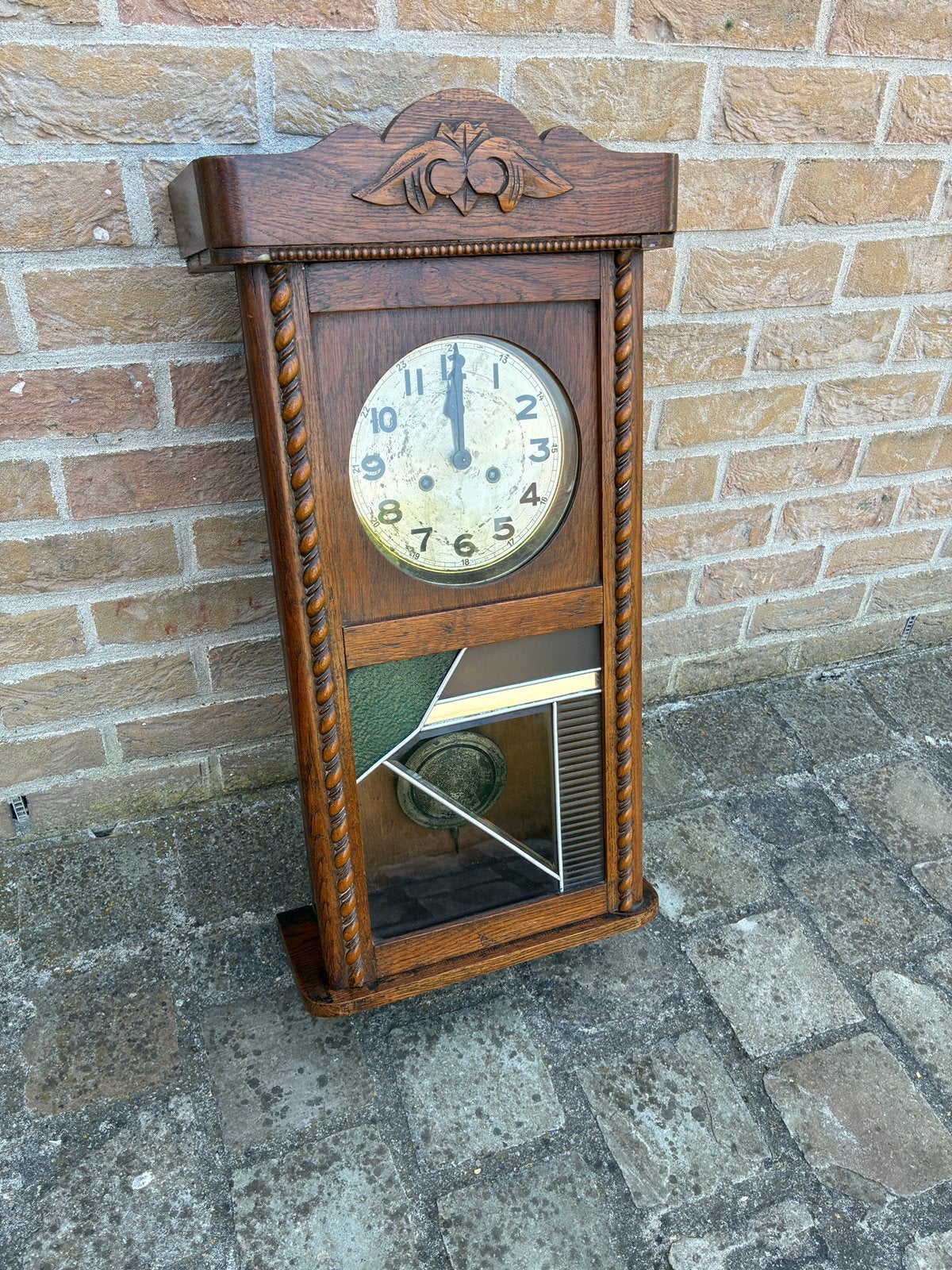 Regulator wandklok, Antiek en Kunst, Antiek | Klokken, Ophalen
