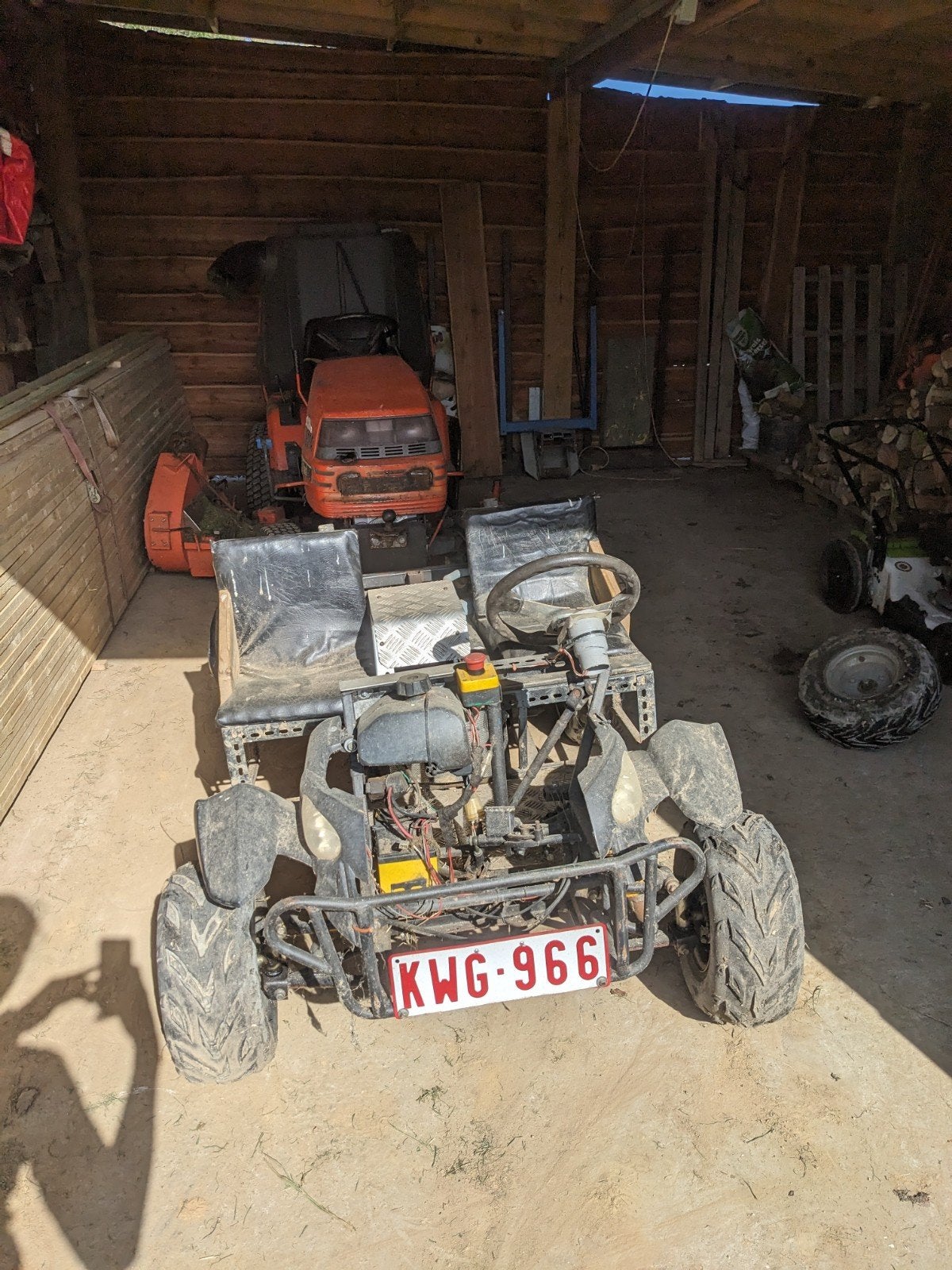 Petit quad 125 cc 4 temps, Sports & Fitness, Karting, Utilisé, Autres types, Enlèvement