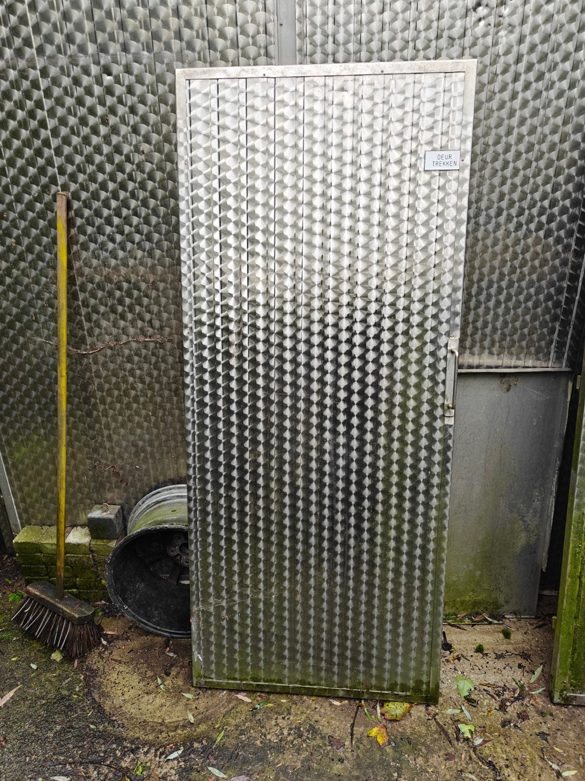 Inox deuren, Doe-het-zelf en Bouw, Ophalen, Gebruikt, Metaal