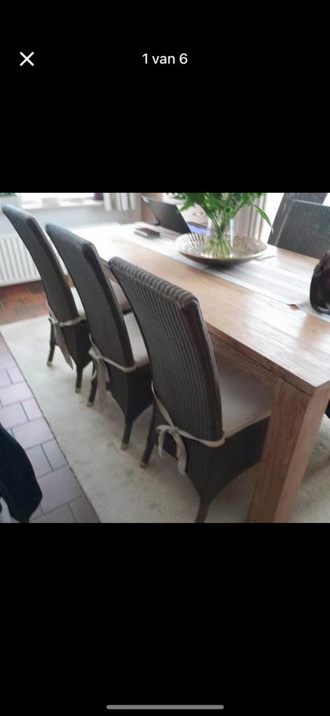 6 stoelen eetkamer Lloyd Bloom, Ophalen, Zo goed als nieuw