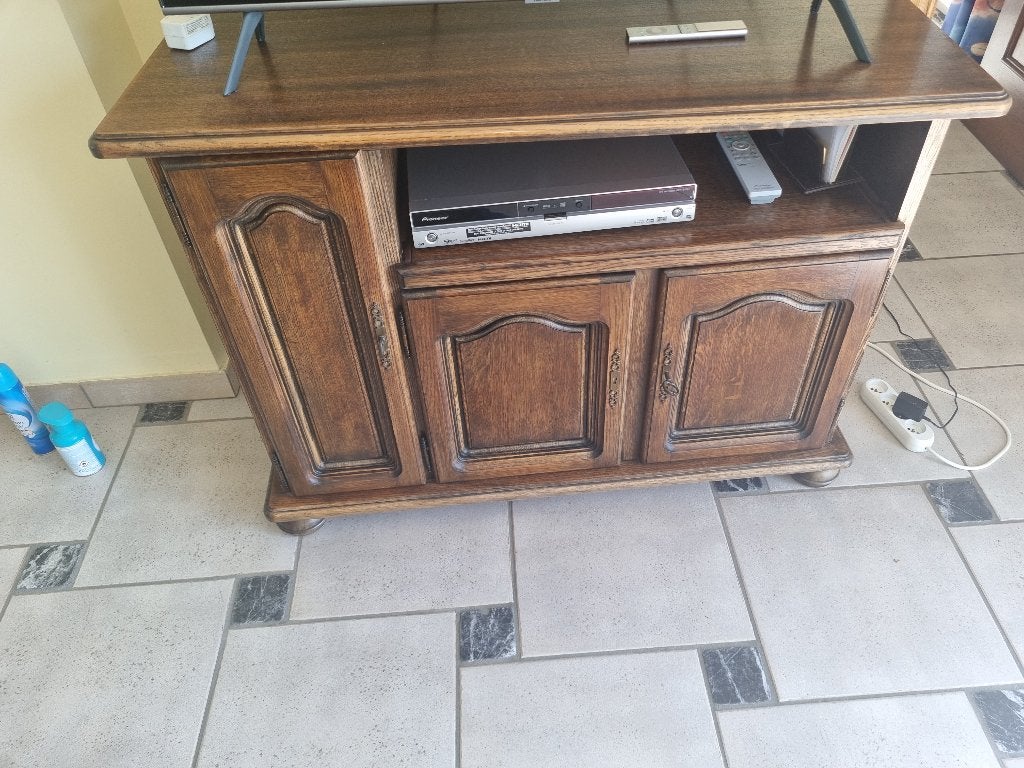 Televisie kast eik, Huis en Inrichting, Ophalen, Zo goed als nieuw, Eikenhout