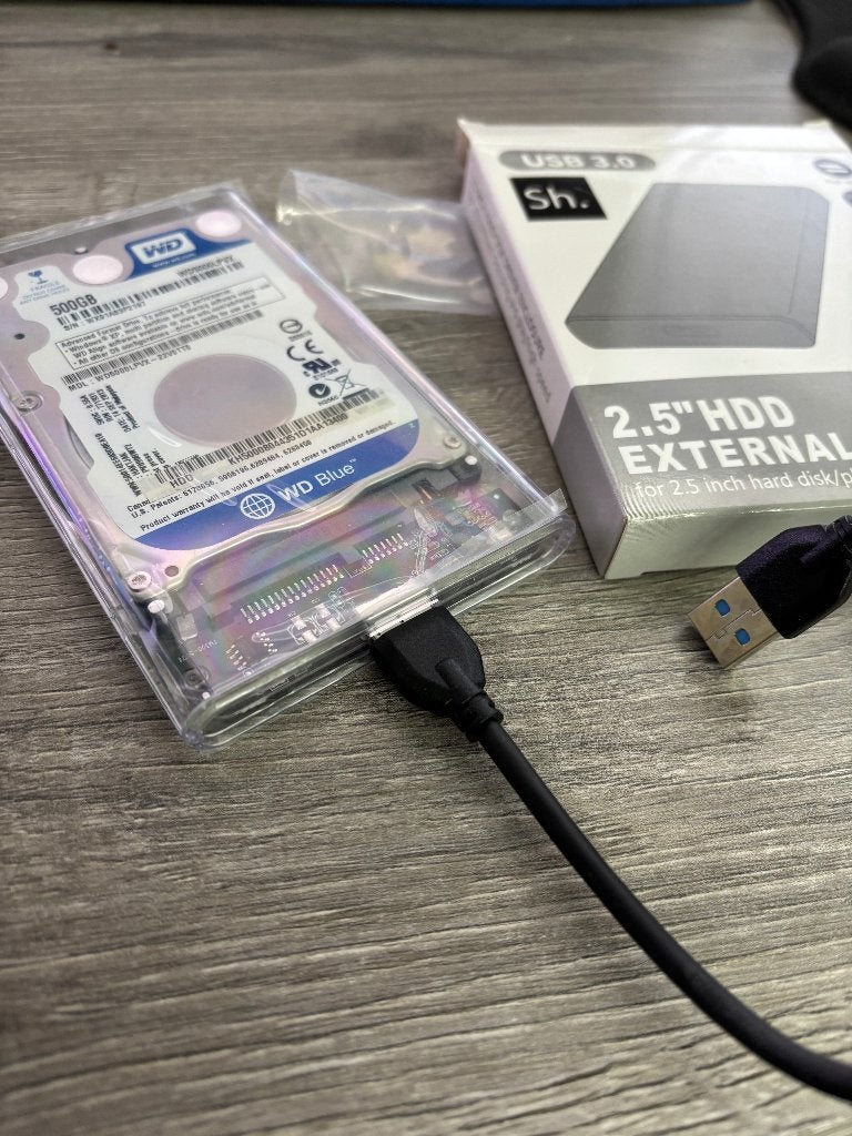WD USB 3.0 Externe Harde schijf 500GB HDD 2.5", Computers en Software, Harde schijven, Ophalen, Gebruikt, HDD, 500Gb