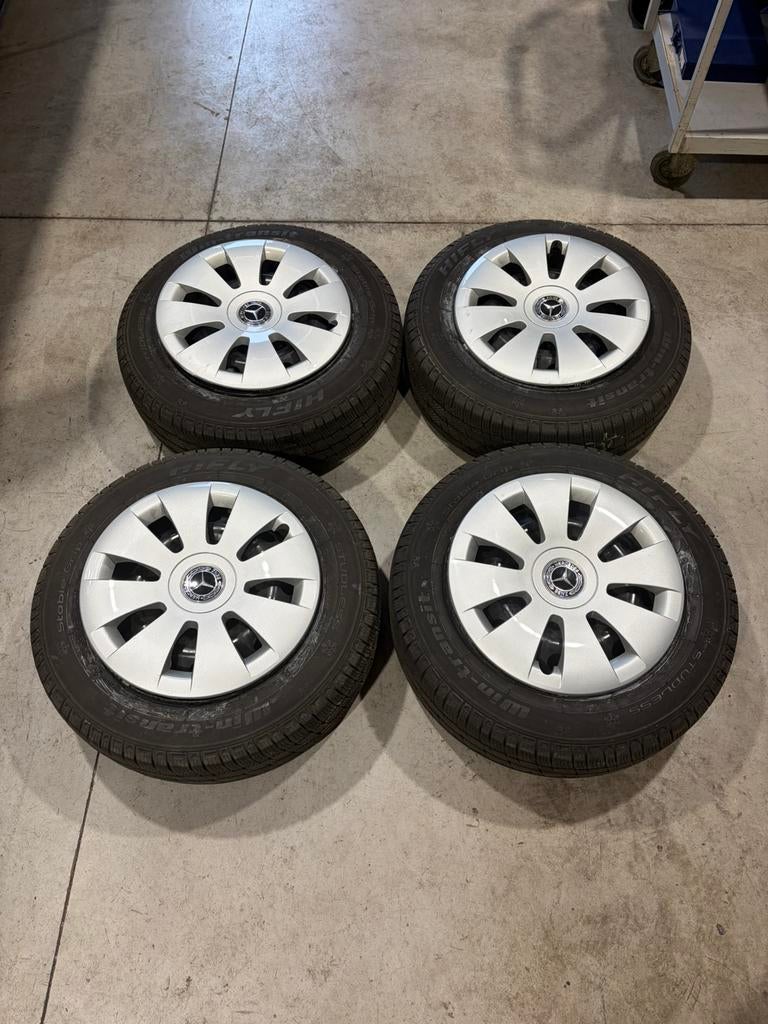 Kit de jantes hiver 16p Mercedes Vito 2017-2022, Pneus hiver, 16 pouces, Véhicule utilitaire, 205 mm