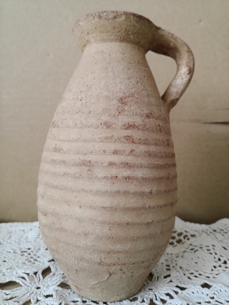 Bodemvondst 1e-3e eeuw Romeinse kan schenkkan wijn water17cm, Antiek en Kunst, Ophalen of Verzenden