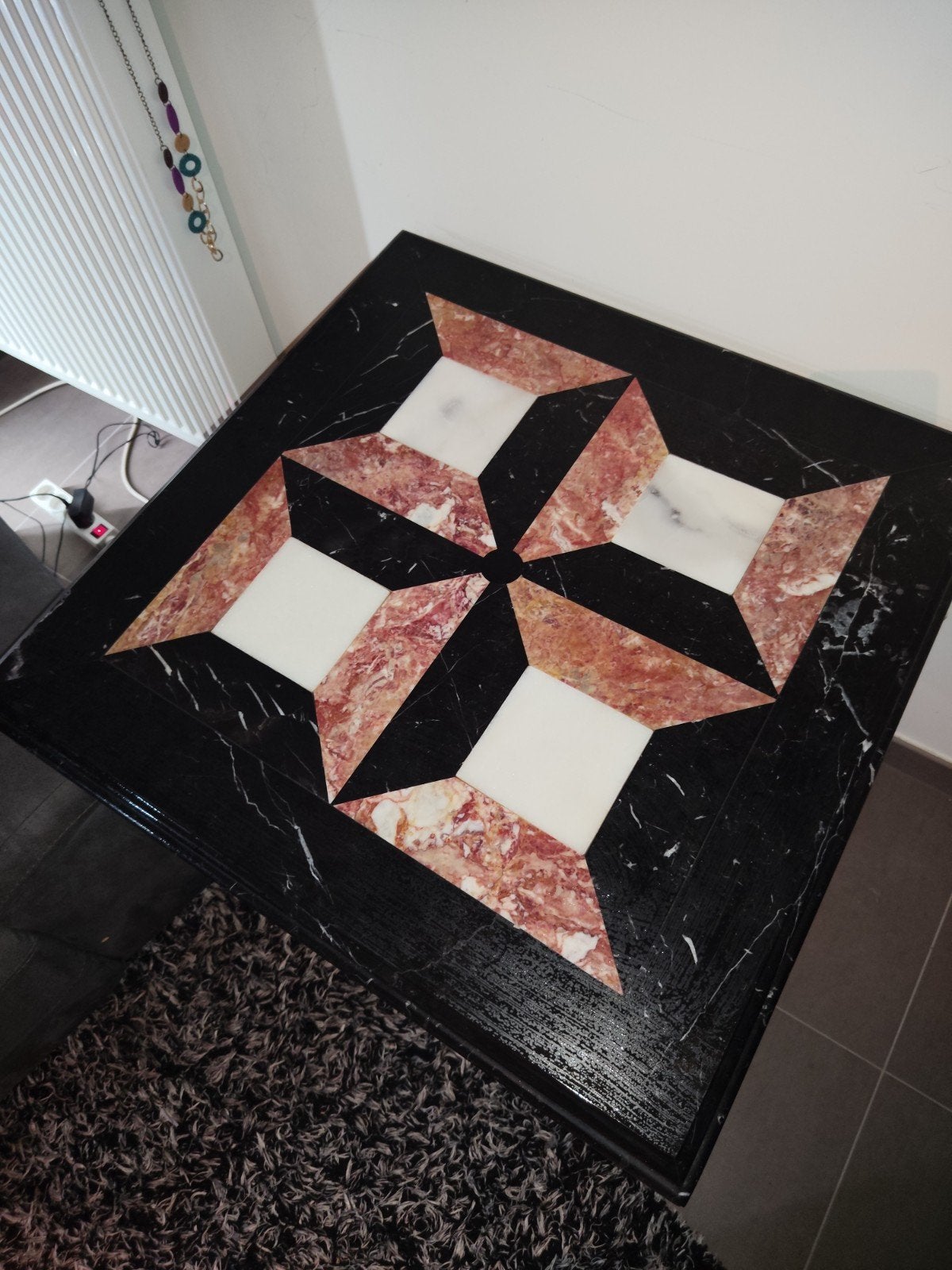 marmeren Tafel met voet Perfecte Staat bieden!, Ophalen