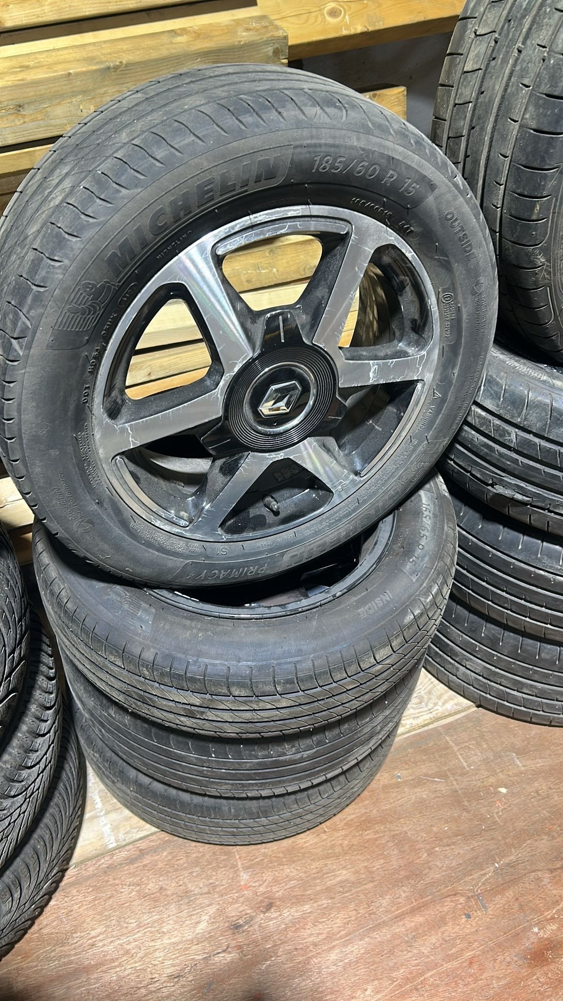 Renault BANDEN MET VELGEN, Auto-onderdelen, Gebruikt, -, -, Banden en Velgen