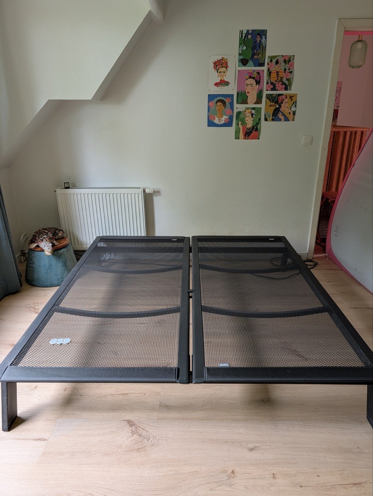 Base en maille Auping avec cadre (avec matelas Auping gratui, Enlèvement
