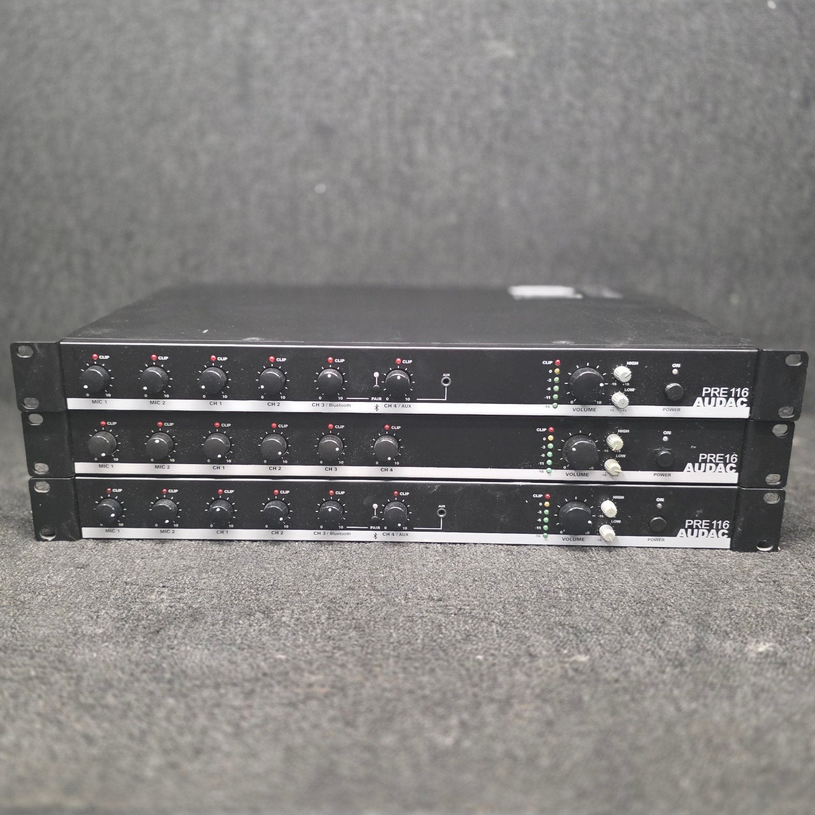 AUDAC  pre amp mixer  pre16 & pre116, Bluetooth, Ophalen of Verzenden