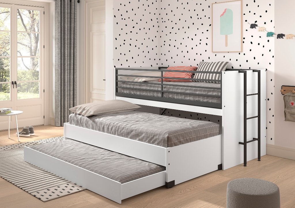 SAM HALFHOOGSLAPER 90 x 200 cm WIT. NIEUW, Kinderen en Baby's, Ophalen, Nieuw, Stapelbed