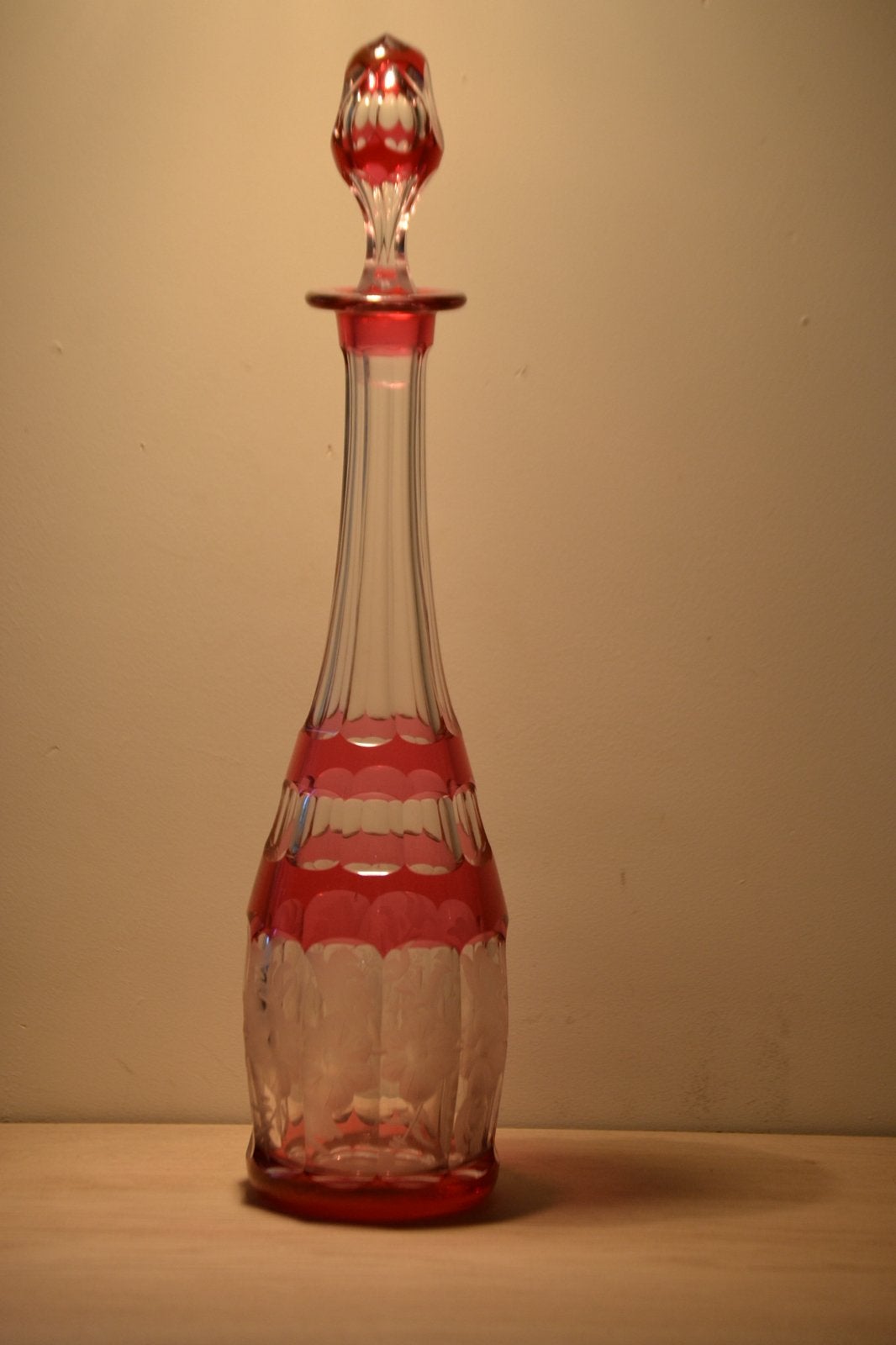 Val Saint Lambert carafe, Antiek en Kunst, Antiek | Glaswerk en Kristal, Ophalen