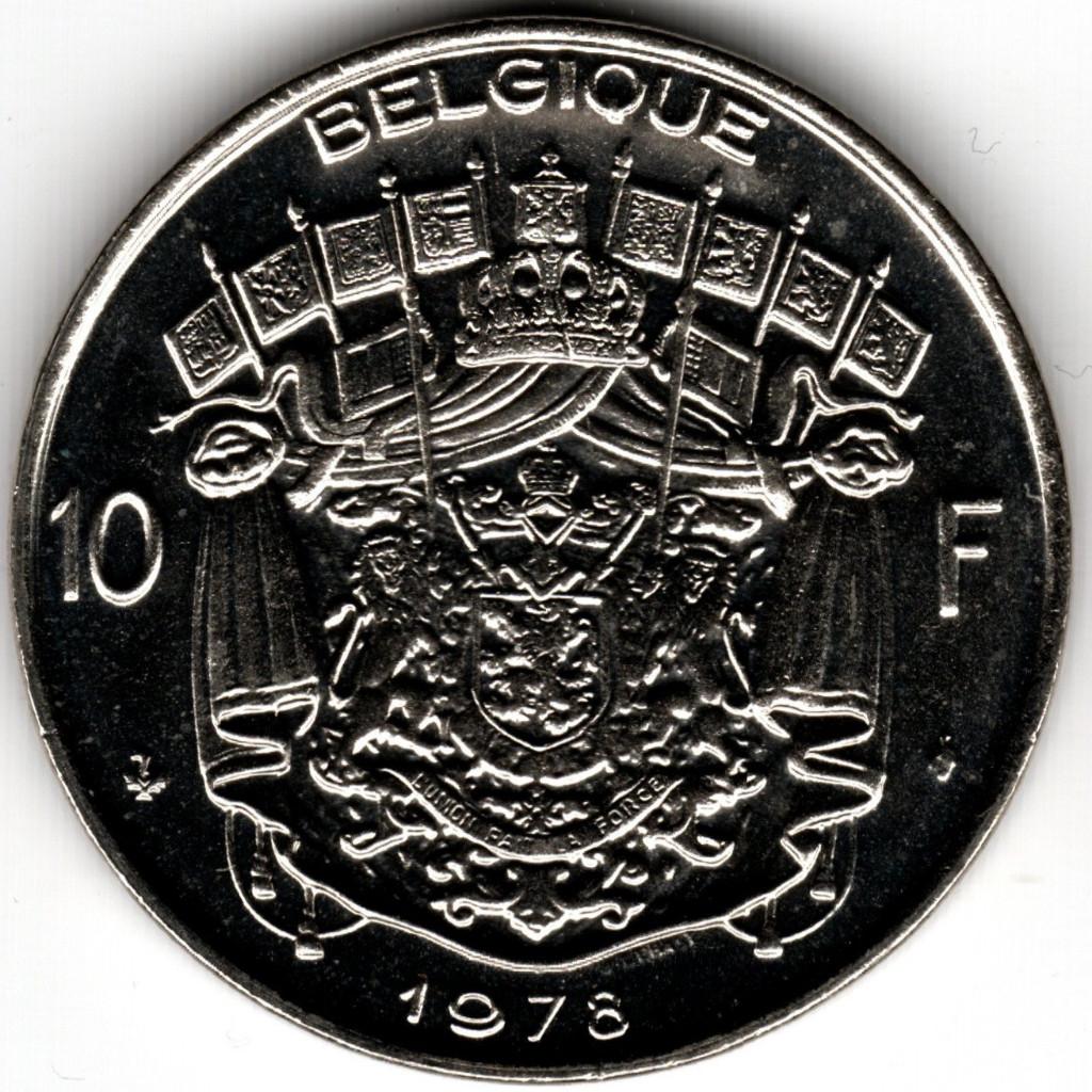 België : 10 Francs 1978 FR UNC Morin 776 Ref 16662, Ophalen of Verzenden, Metaal, Losse munt