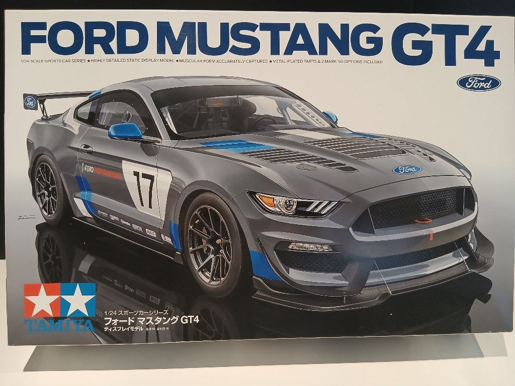 Tamiya (24354): Ford Mustang GT4 au 1:24, Hobby & Loisirs créatifs, Enlèvement ou Envoi, Voiture, Plus grand que 1:32, Comme neuf