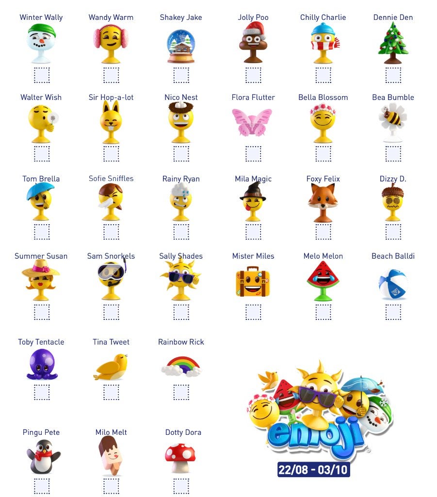aldi emoji regio leuven, Verzamelen, Poppetjes en Figuurtjes, Ophalen of Verzenden, Nieuw