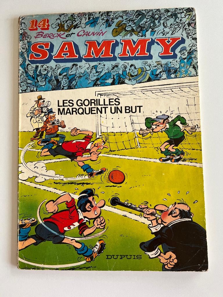 BD Sammy Les gorilles marquent un but, Boeken, Stripverhalen, Gelezen, Eén stripboek, Ophalen of Verzenden