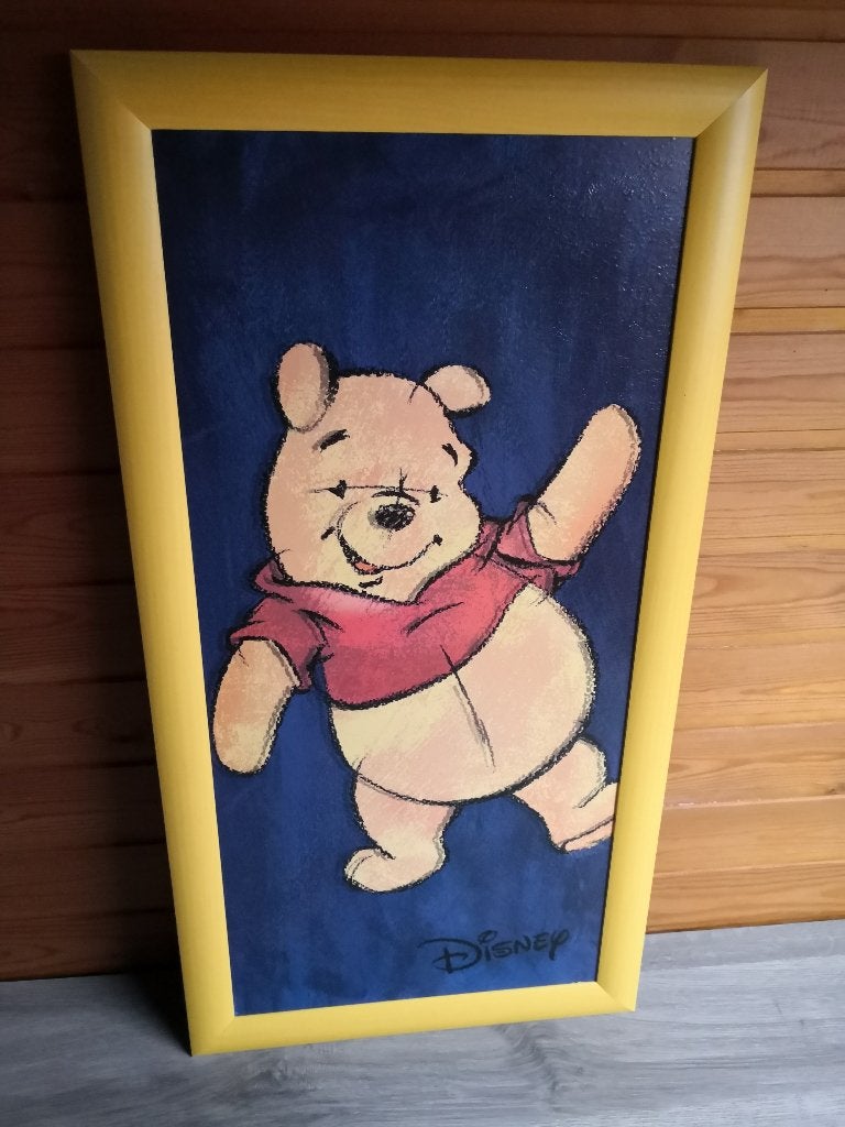 Grote Disney winnie de poeh kader - H 77 cm x B 40 cm, Collections, Enlèvement