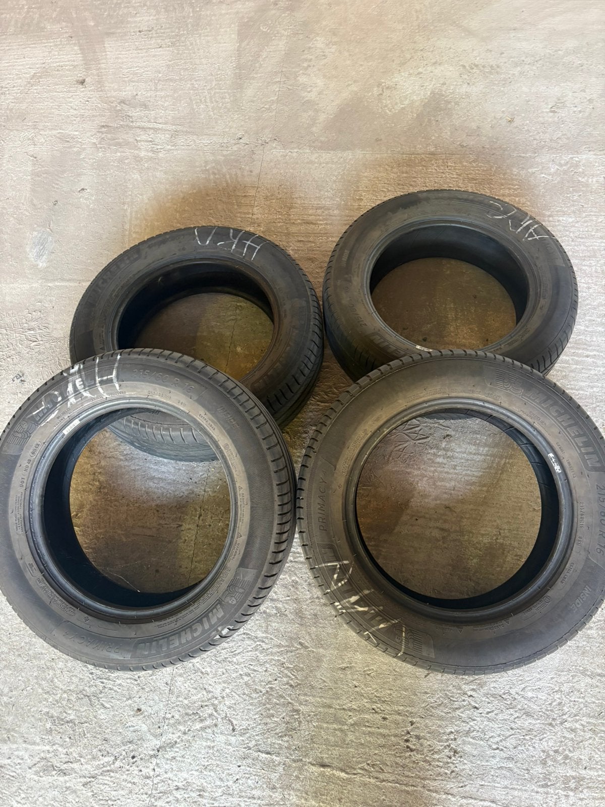 4 NIEUWE MICHELIN 215/60 R16 BANDEN, Auto-onderdelen, Ophalen, 215 mm, 16 inch, Nieuw