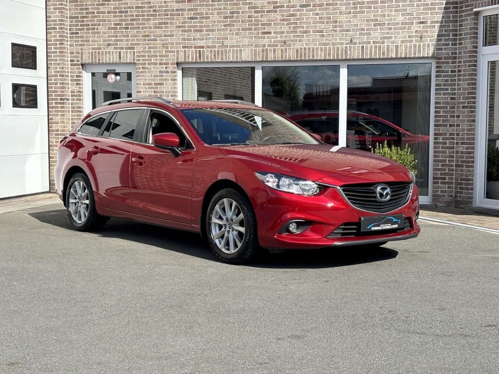 Mazda 6 2.0 SKY-G Premium Edition / 43000km / 12m waarborg, Autos, Rouge, Euro 6, Entreprise, Noir