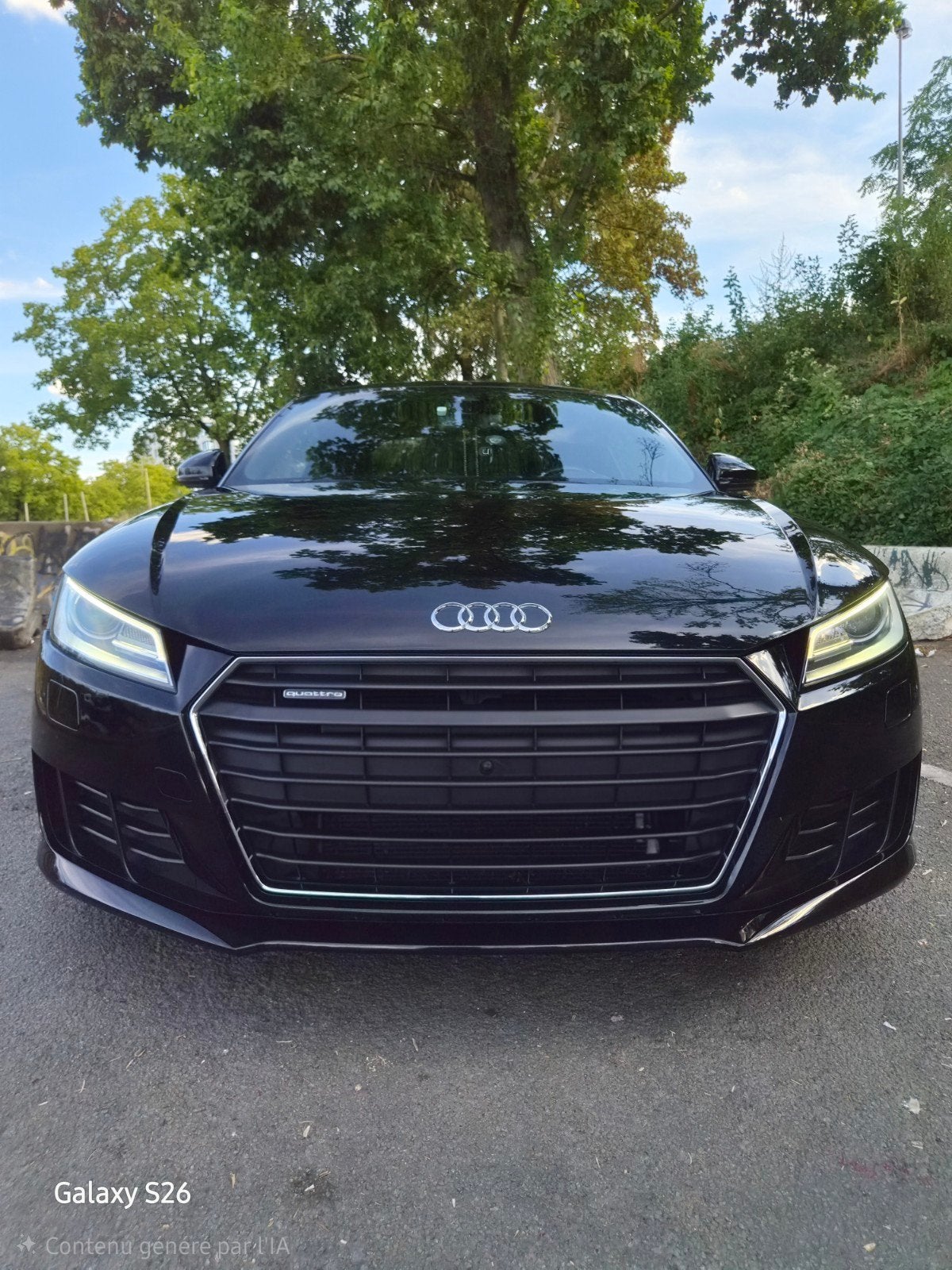 AUDI TT COUPÉ QUATTRO SLINE STRONIC, Autos, Euro 6, Entretenue par le concessionnaire, Noir, 2 portes