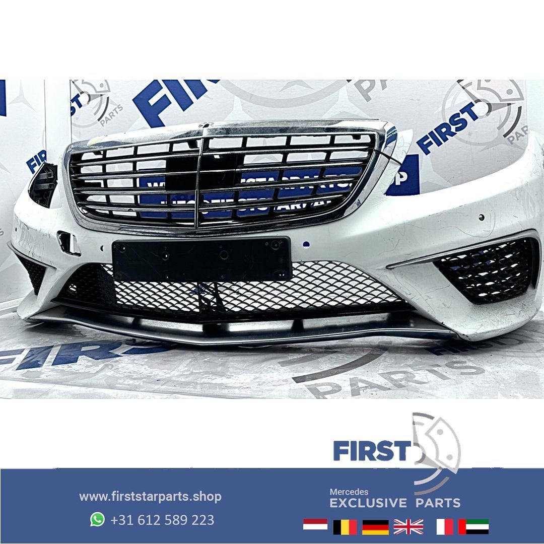 W222 S KLASSE FACELIFT AMG VOORBUMPER COMPLEET origineel Mer, Utilisé, -, Avant, -