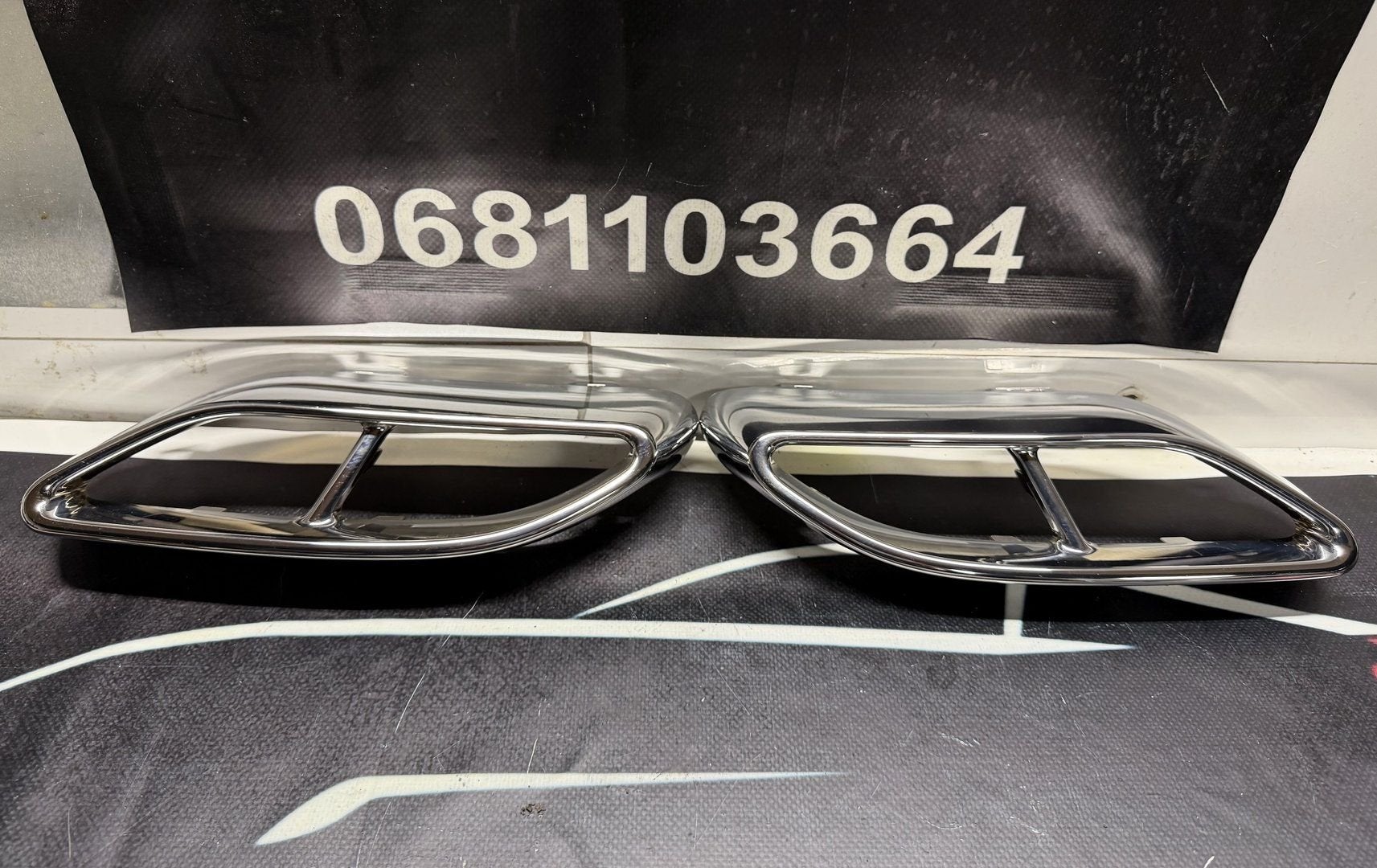 Volkswagen Polo 2G R-Line Uitlaat Sierstukken 2G0807833A 834, Gebruikt, -, Volkswagen, -