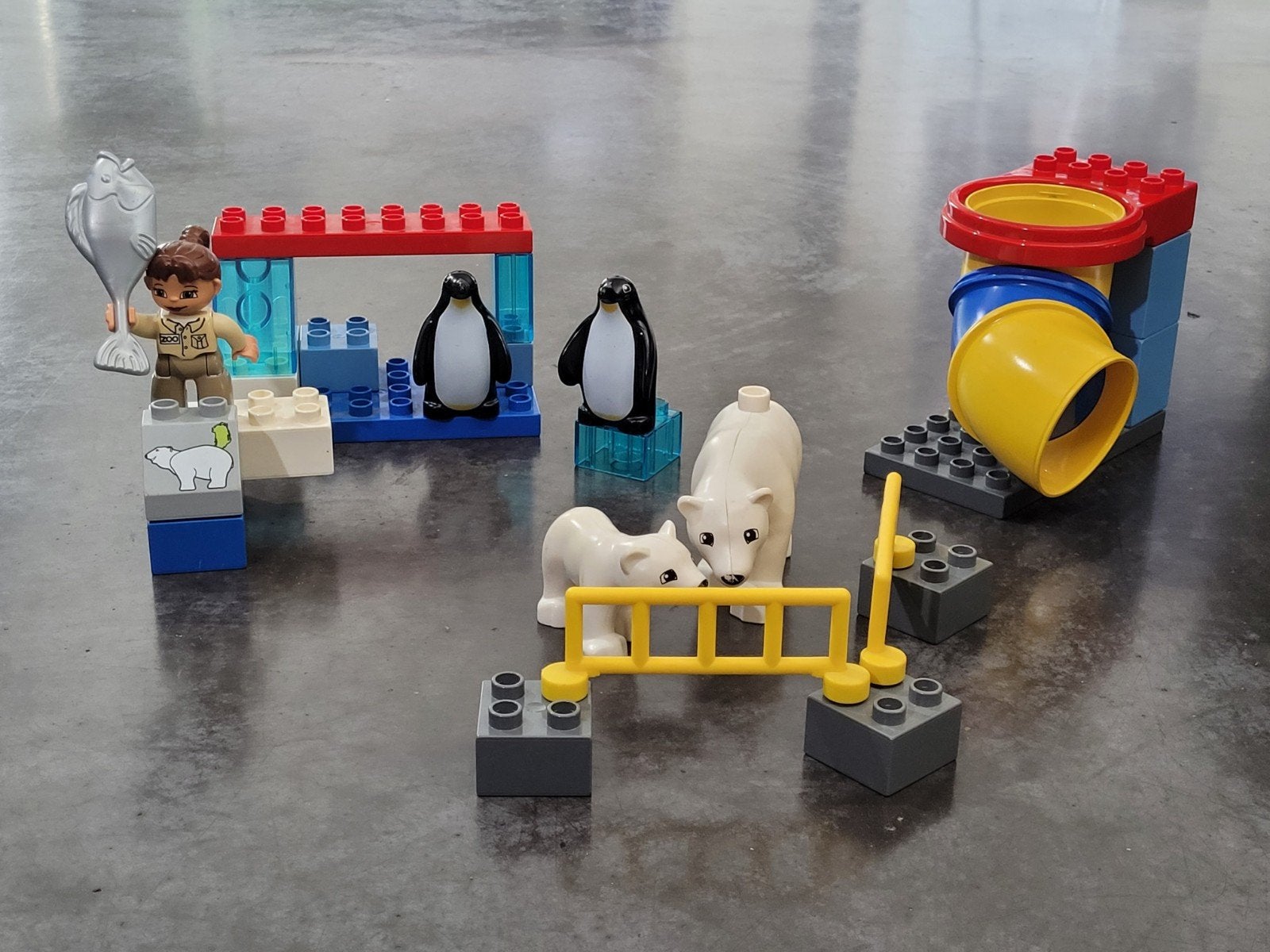 lego duplo 5633 polar zoo, Ensemble complet, Enlèvement, Utilisé, Duplo