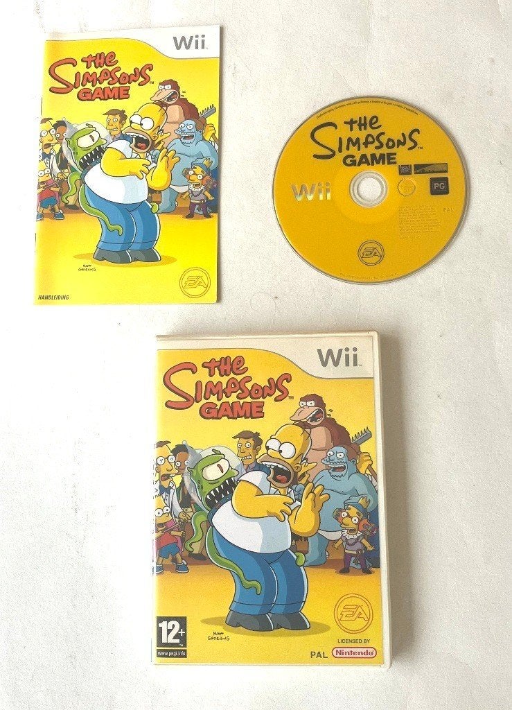 The Simpsons game (Wii)., Games en Spelcomputers, Ophalen of Verzenden, Zo goed als nieuw