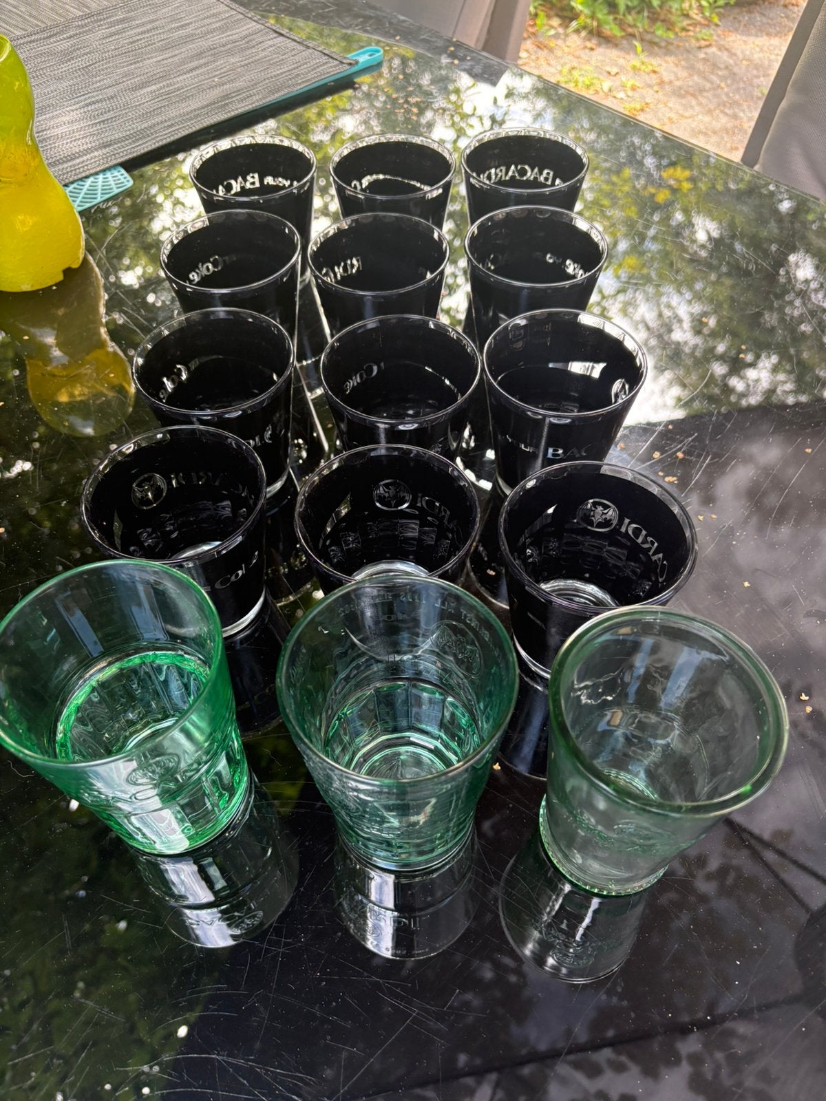 Bacardi glazen 15 stuks, Verzamelen, Glas en Drinkglazen, Ophalen of Verzenden