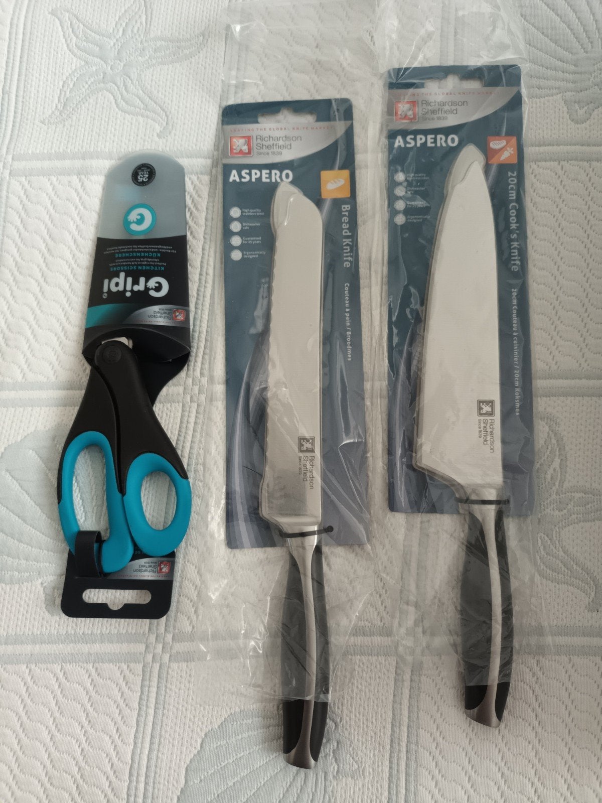 3-delig messenset, Richardson sheffield, Huis en Inrichting, Keuken | Bestek, Ophalen