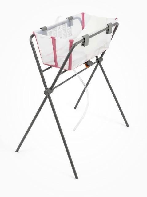 Stokke Flexi bad Pink - badset - ZGAN, Kinderen en Baby's, Badjes en Verzorging, Zo goed als nieuw, Badje, Overige merken, Standaard