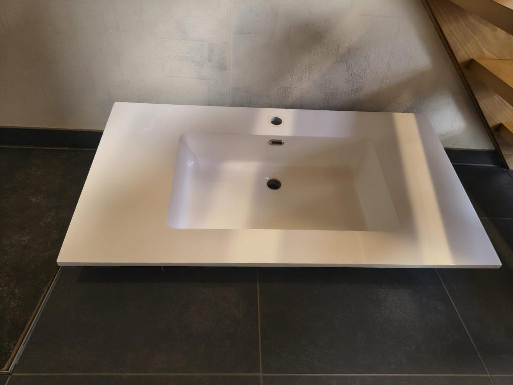 inbouw wastafel, Huis en Inrichting, Badkamer | Badkamermeubels, Ophalen, Gebruikt, 50 tot 100 cm, Wasbak of Wastafel