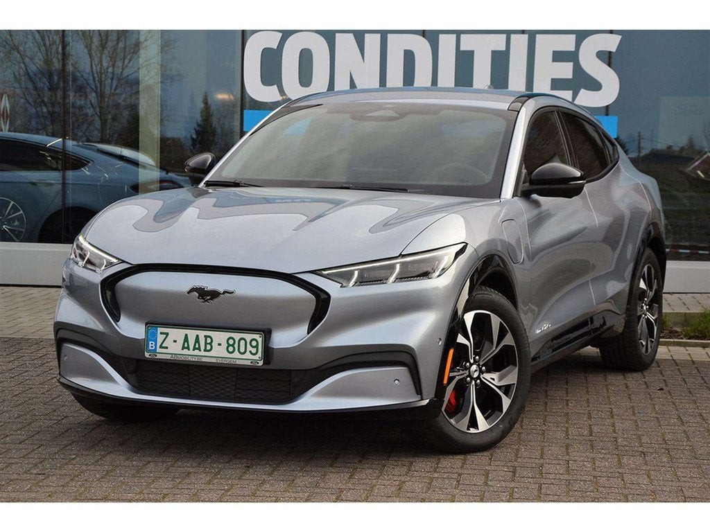 Ford Mustang Mach-E Premium AWD (bj 2022, automaat), Auto's, Automaat, 269 pk, Gebruikt, Leder