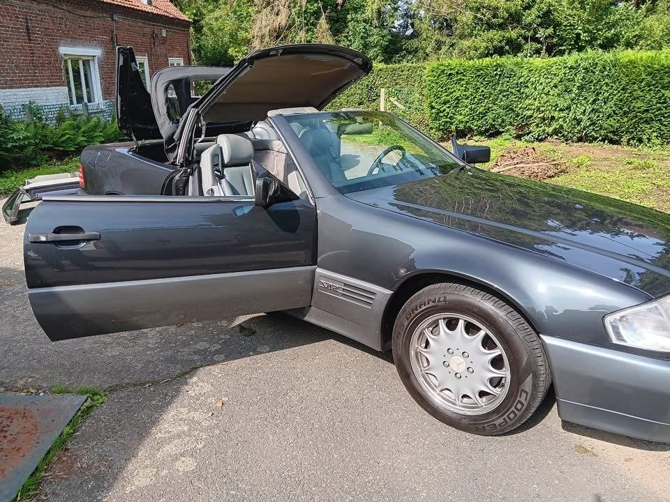 Mercedes-Benz SL600, 1994, R129, ancienne 399 ch, Cuir, Argent ou Gris, Achat, Automatique
